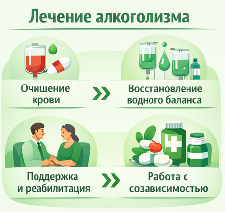 лечение алкоголизма в Муроме этапы